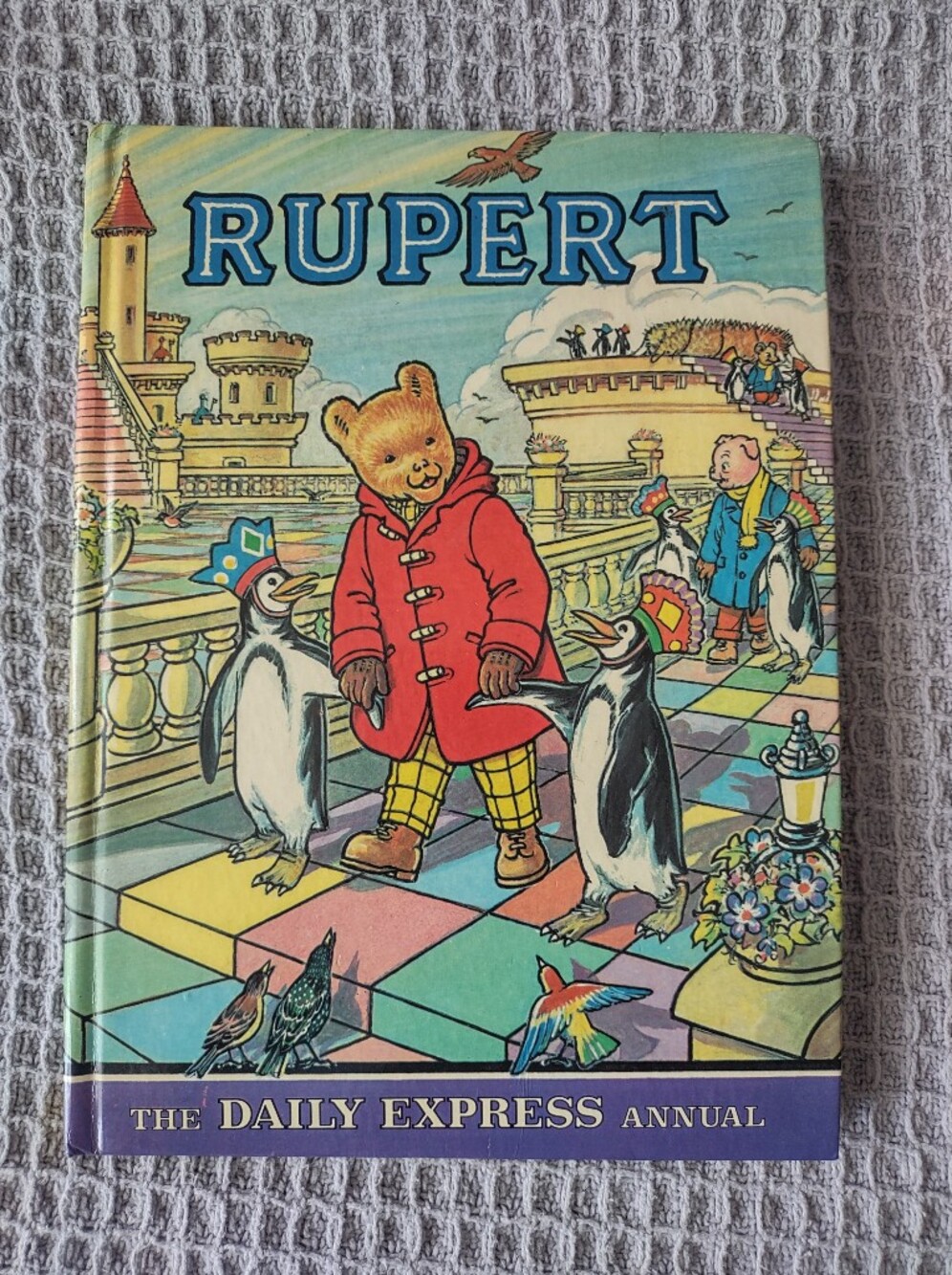 Vintage 1977 Rupert Daily Express Annual Hardcover Children's Book | Beaverbrook